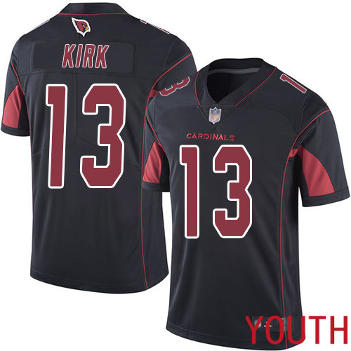 Arizona Cardinals Limited Black Youth Christian Kirk Jersey NFL Football #13 Rush Vapor Untouchable->youth nfl jersey->Youth Jersey